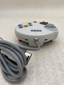 3D Multi Controller Pad White HSS-0137 w/Box Tested Sega Saturn SS