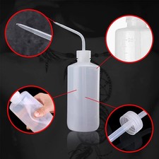 1X 250ml Tattoo Squeeze Bottle Diffuser Plastic Soap Wash Lab Water Non-Spray