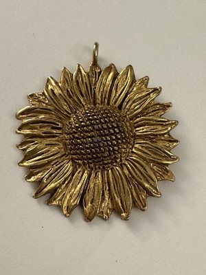 Sunflower Flower Jewelry Sunflower Pendant H17