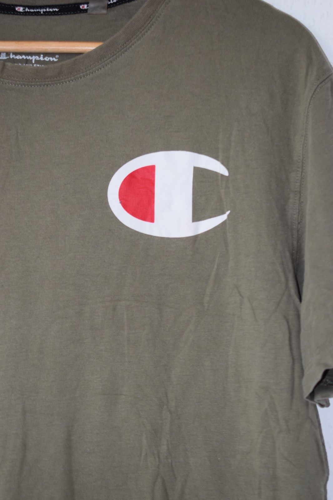 Champion Authentic Athleticwear Men's T-Shirt - Olive Green image 4