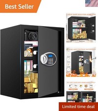 Large 3.3 Cu Ft Digital Safe Box - Fireproof,...