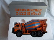 NIB NZG Mercedes Benz 2422B Betonmischer 6x4 Cement Mixer Diecast Orig Box 1:43