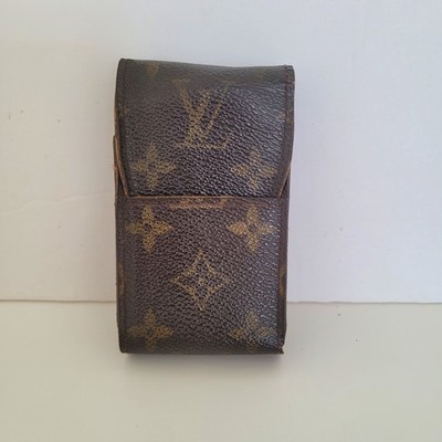 louis vuitton cigarette case ebay Vintage Louis Vuitton Monogram Cigarette Case Holder Tobacco Pouch France