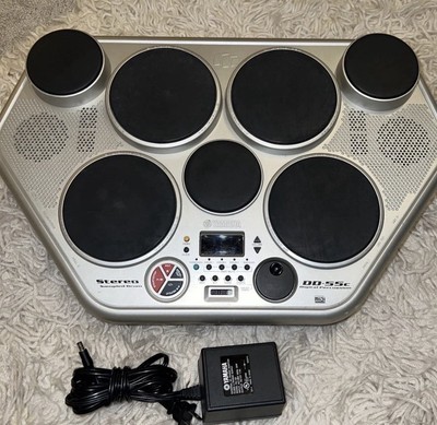 Yamaha DD-55c Digital Drum Pad, 7 Pads, MIDI, Built-in Effects, Power Adapter