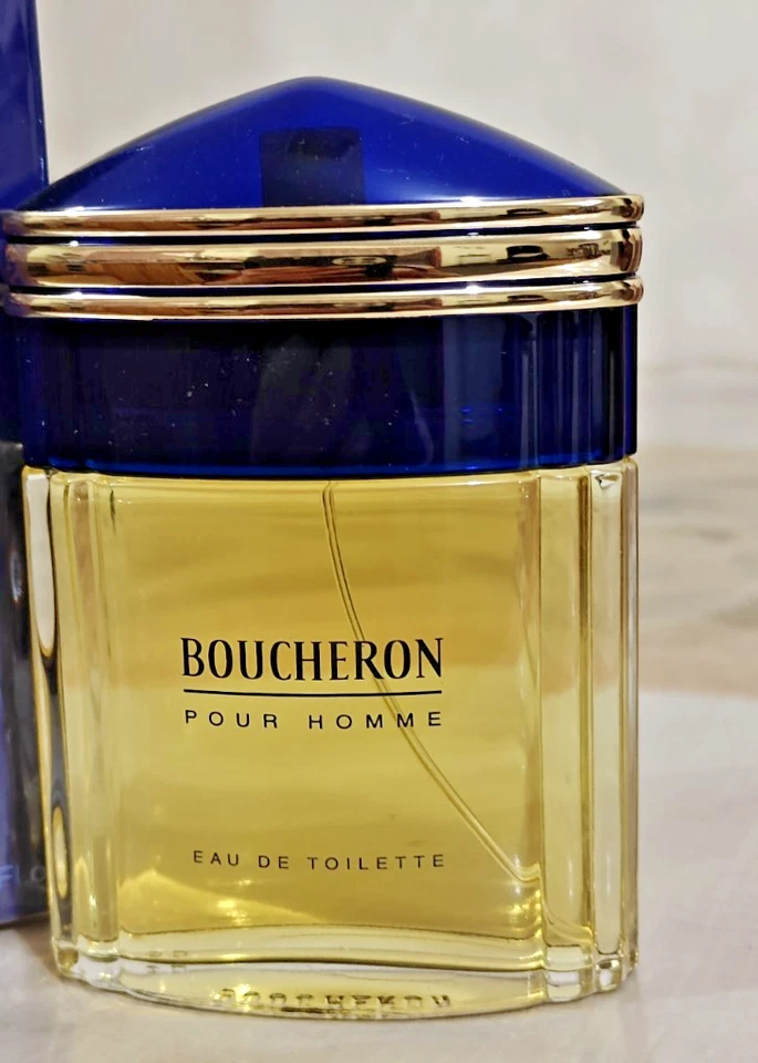 Spray EDT Boucheron Pour Homme de colección, 3,4 OZ/100 ML fórmula original 1991❤Raro Foto 2 de 4