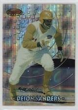 1997 Bowman's Best Atomic Refractor Deion Sanders #44 2s2