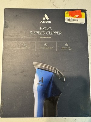Andis Excel Professional 5-Speed Detachable Blade Clipper Kit Rotary Motor #5354