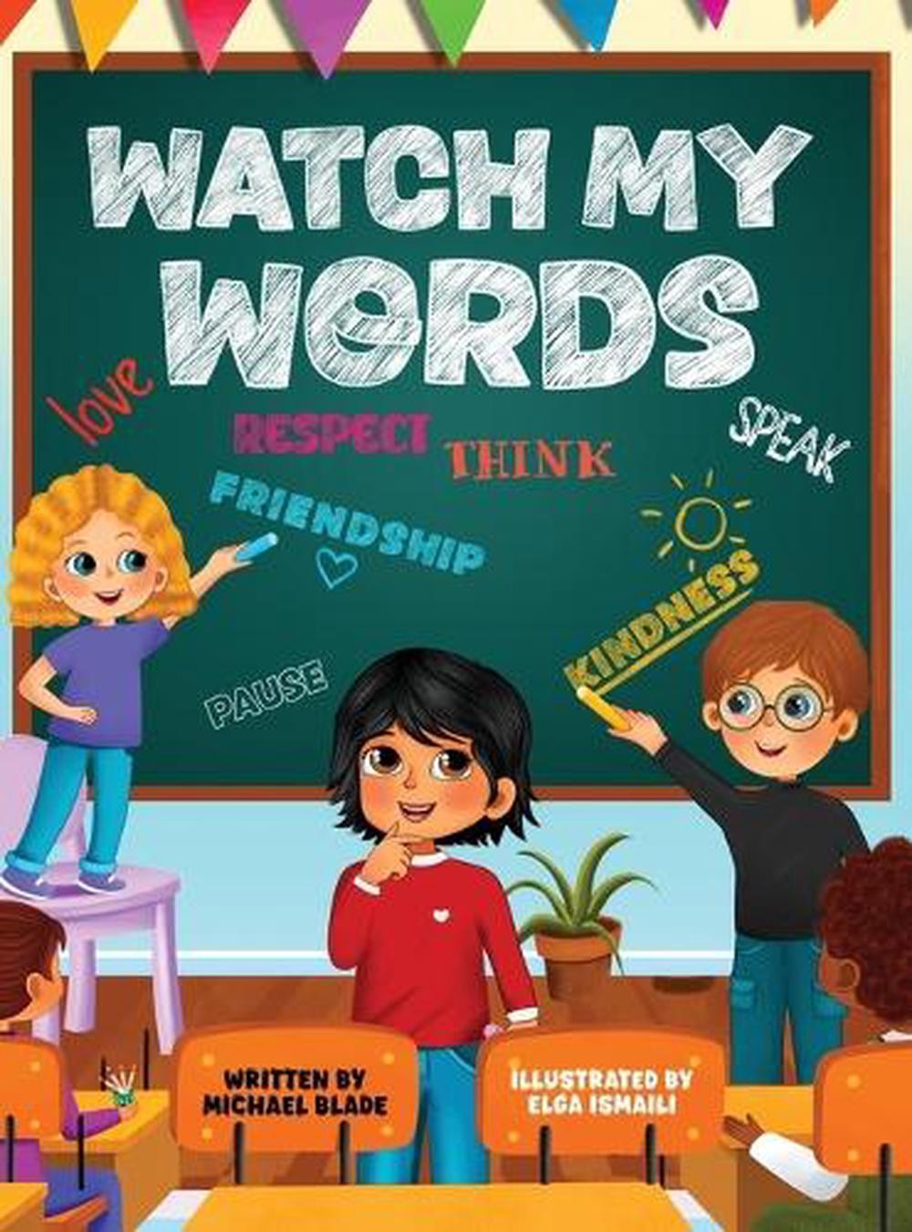 Michael Blade Watch My Words Hardcover Novel  -image