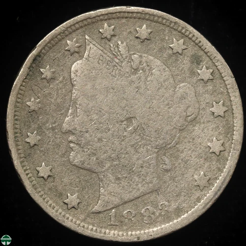 1883 with CENTS Liberty V Nickel - Good Details