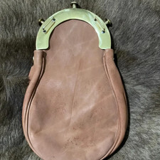 Vintage Scottish Handmade Leather Sporran with Metal Cantle   Highland Dress