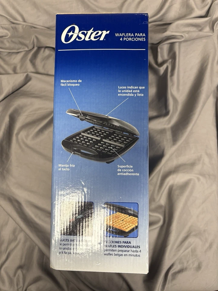 Oster 4 Slice Belgian Waffle Maker CKSTWF40 - Square Waffles - Image 3 of 4