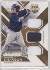 2016 Elite Extra Edition Triple Materials Holo Gold 17/99 Mitchell Kranson 0f8