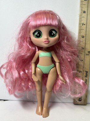 BFF by Cry Babies Coney Pink Hair Green Eyes 7.5'' Tall Play Doll