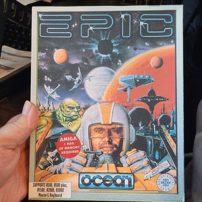 Epic (1992) Commodore Amiga Big Box Ocean Software Boxed komplett ungetestet