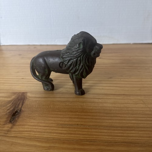 Cast Iron Lion Bank