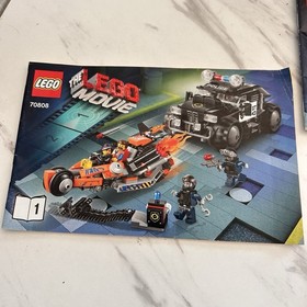 LEGO The Lego Movie Bundle of 4 Instruction Manuals 70808 1 & 2 70801 70800