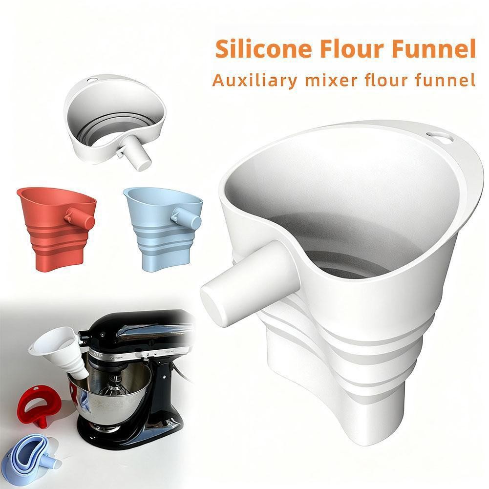 Mehltrichter für KitchenAid-Küchenmaschine, praktischer Ausgießer ohne Klec S3Y2