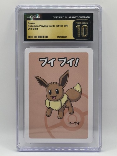 2019 Eevee (JPN) Old Maid Playing Cards - CGC PRISTINE 10