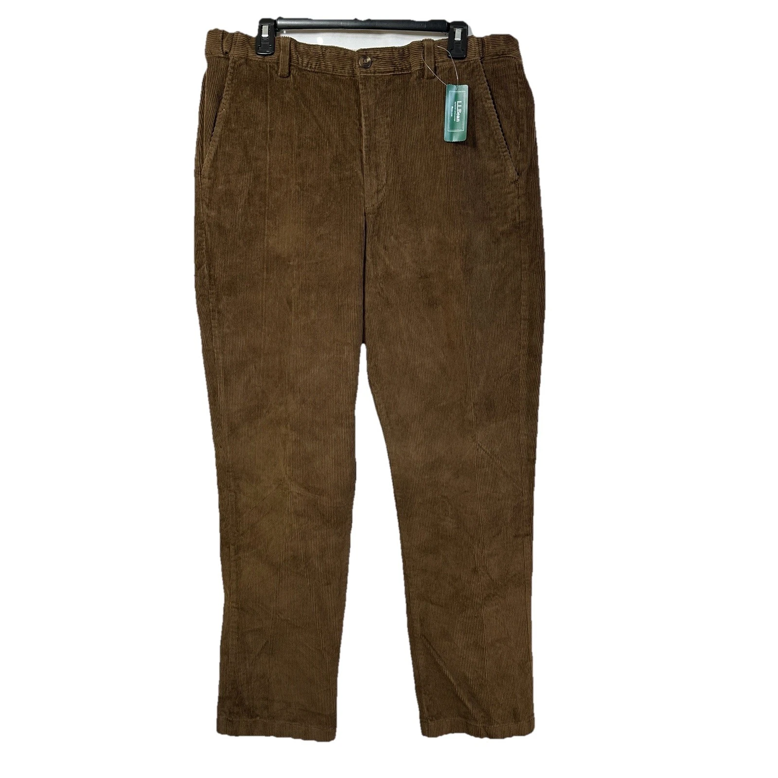 NWT L.L.Bean Men's Stretch Country Corduroy Pants Natural Fit Comfort Waist NEW
