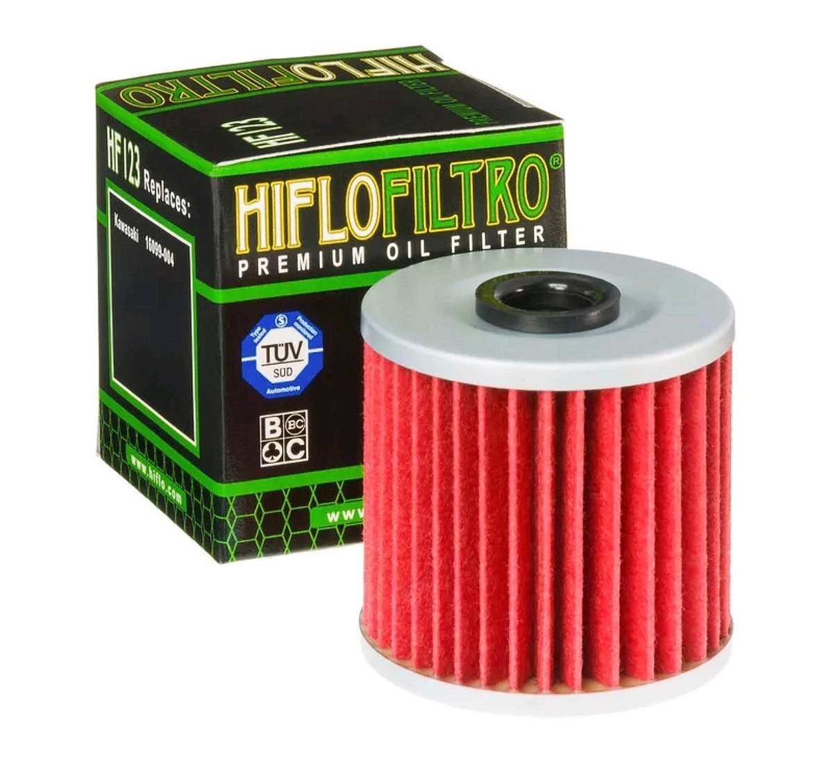 3) HiFlo Oil Filters HF123 For Kawasaki KLR650 1987-2025 Dual