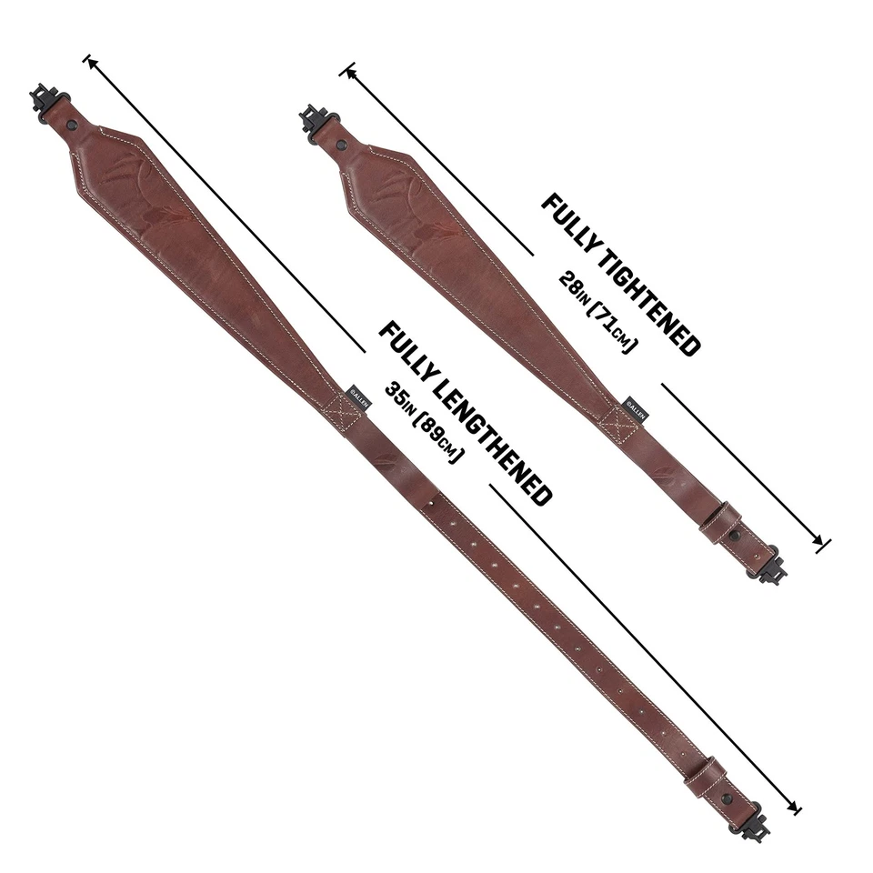 Allen Company Heritage Deer Deboss Leather Sling, Brown - Image 2 of 3