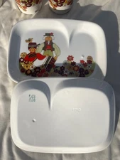 5 Beautiful/Artistic Figgjo Flint Porcelain Plates from Norway