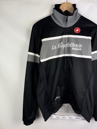 Castelli Servizio Corsa Gore Windstopper Men’s Cycling Windbreaker Jacket SZ 2XL - Picture 2 of 24
