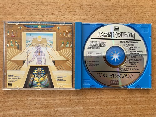 CD Iron Maiden - Powerslave, 1st press 1984, Made in Italy, neuwertig near mint - Bild 3 von 5