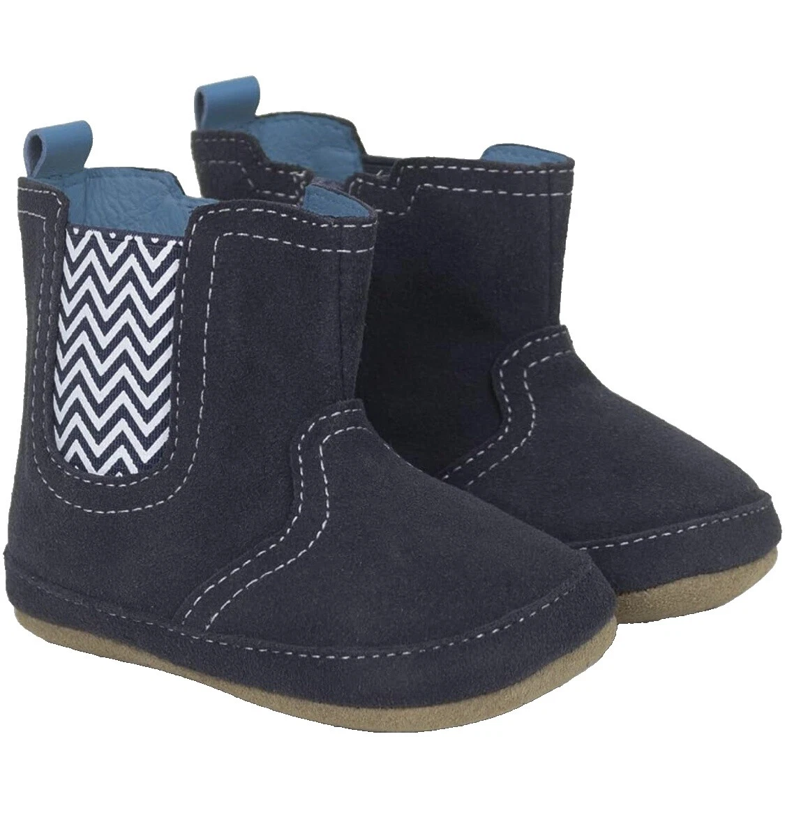 Robeez Baby Boots with Upper Leather