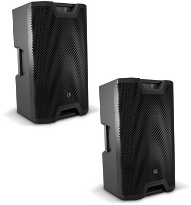 2x LD Systems ICOA 15 A, Powered 15  Coaxial PA Monitor / DJ Loudspeaker 1200W