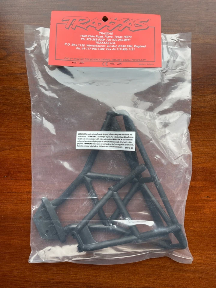 TRAXXAS 6836 Bumper, rear/ bumper mount, rear (black) - Image 2 of 2