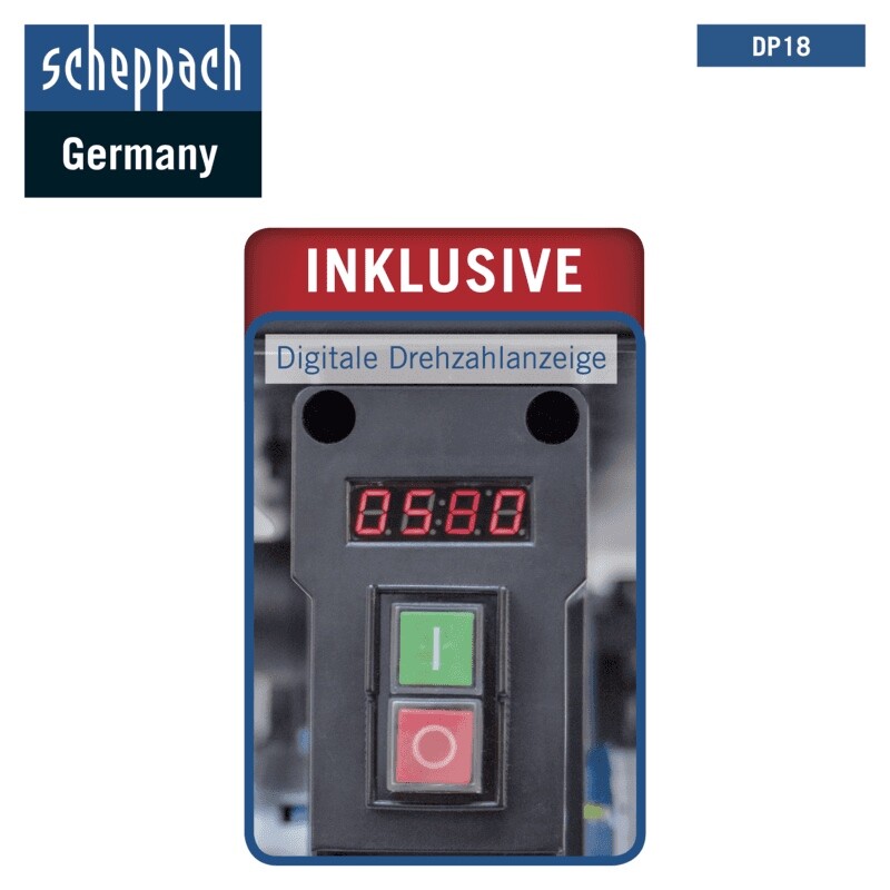 SCHEPPACH DP18 Ständerbohrmaschine Bohrmaschine Säulenbohrmaschine