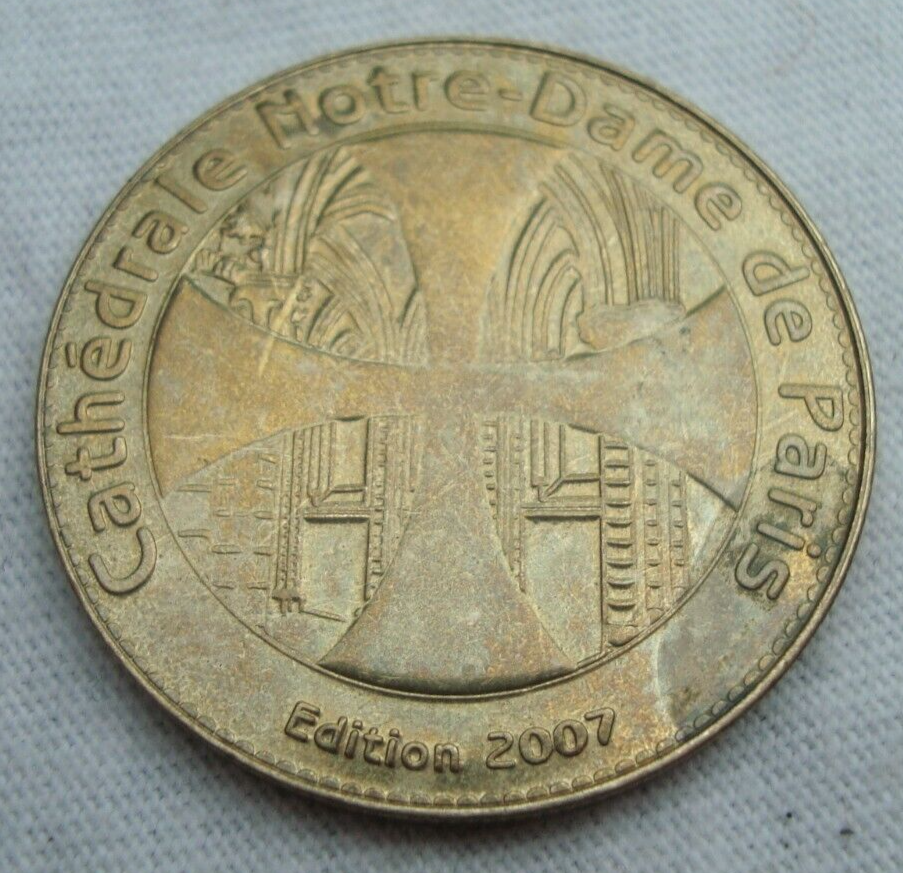 Cathedral of Notre Dame Paris 2007 edition commemorative coin | eBay