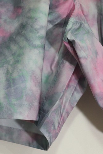 NEW Flag Nor Fail Men's Board Shorts Size XS Pink Blue Tie Dye Drawstring Waist - Picture 7 of 12