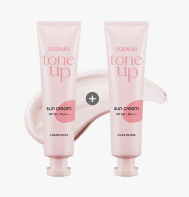 Charmzone Capsule Tone Up Sun Cream 35ml x 2ea SPF50 PA+++ Moisturizing K-Beauty