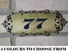 door number door sign not slate engraved personalised door signs and numbers
