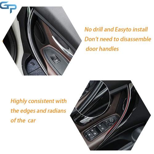 Inner Door Handle Inside Cover For 2012-2018 BMW 3 Series F30 F35 Protect Case - Picture 9 of 11