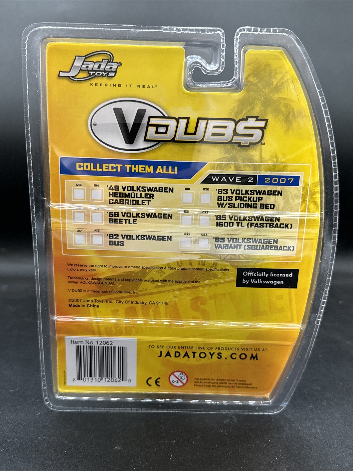 2007 Jada Toys V DUB RED 59 VOLKSWAGEN VW BEETLE BUG Wave 2 DUB 801310120026 eBay