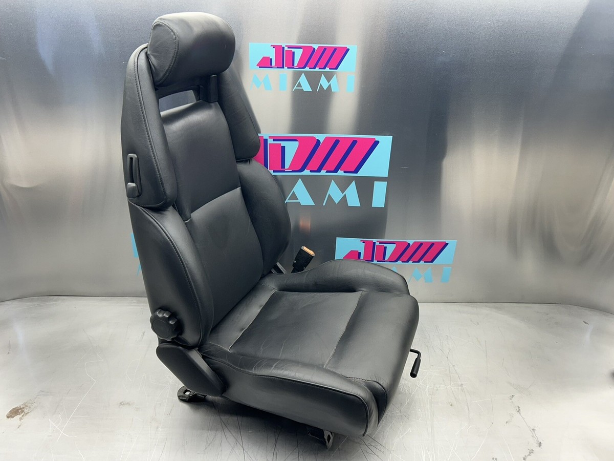 1990-1996 Nissan 300ZX Leather Seat Black Passenger Side Z32