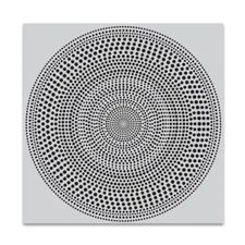 Hero Arts "SUNBURST" Background Cling Bold Prints Stamp 6"x6"