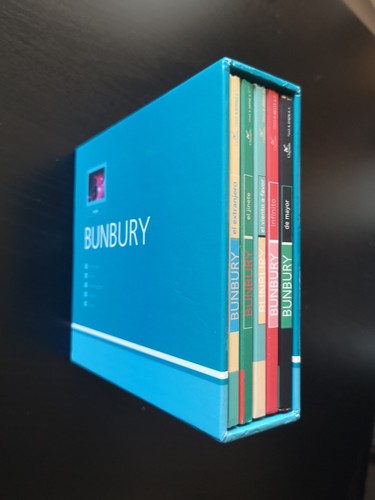 BUNBURY (5CD EP) BOX SINGLES: Extranjero-infinito-viento a favor-de mayor-jinete - Imagen 12 de 22