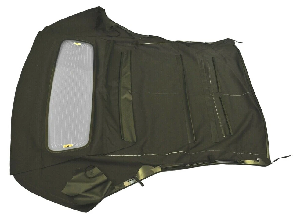 Fits: Ford Mustang 05-14 Soft Top & Heated window HAARTZ RED STAYFAST Canvas - Image 3 of 4