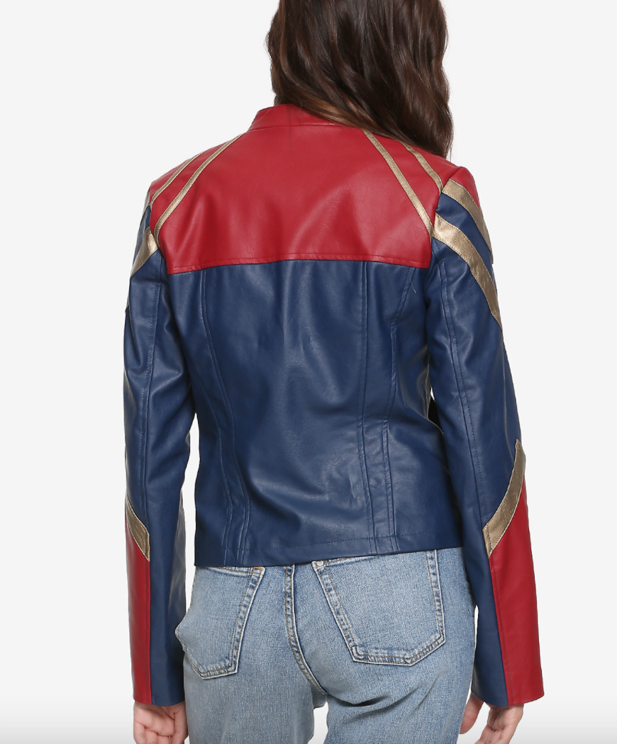 Marvel Avengers Captain Marvel Star Jacket 