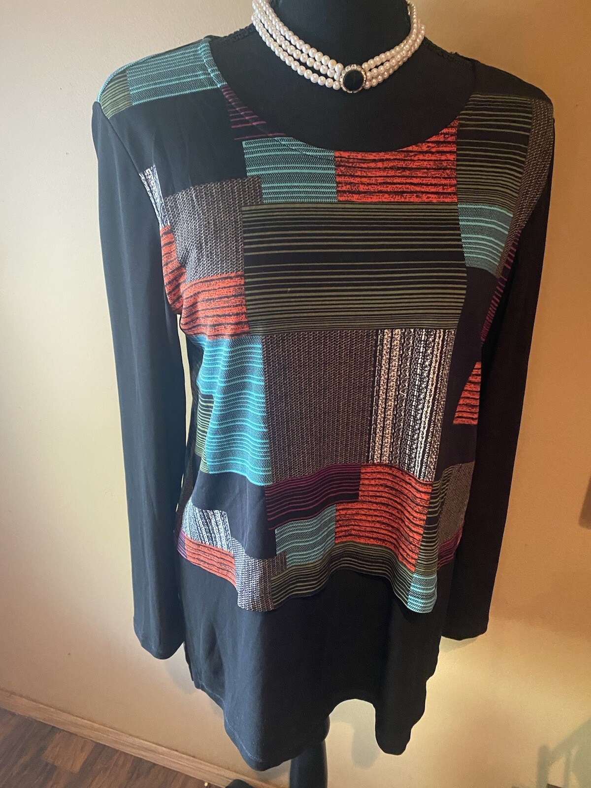 Soft Works Women’s Patchwork Top - image 1