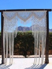 Cotton Macrame Large Curtain Bohemian Decoration Wall Arch Backdrop