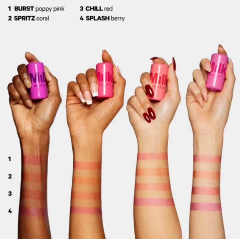 MILK MAKEUP Cooling Water Jelly Tint Lip + Cheek Blush Stain (U Pick 5 Shades) - Image 2 of 4