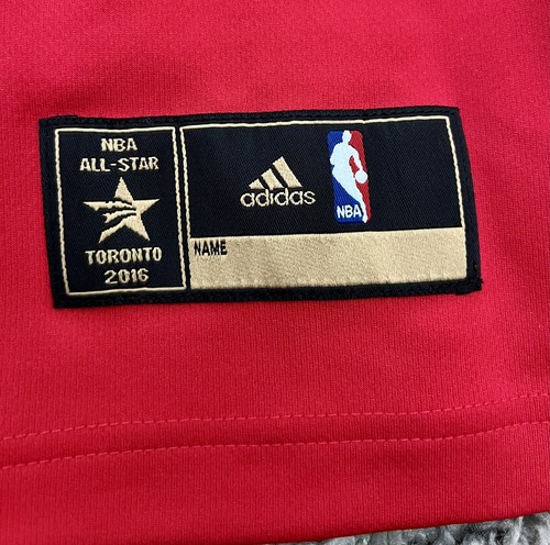 NBA All Star West Red Women XL Adidas Jersey #11 Klay Thompson Collection - Picture 5 of 6