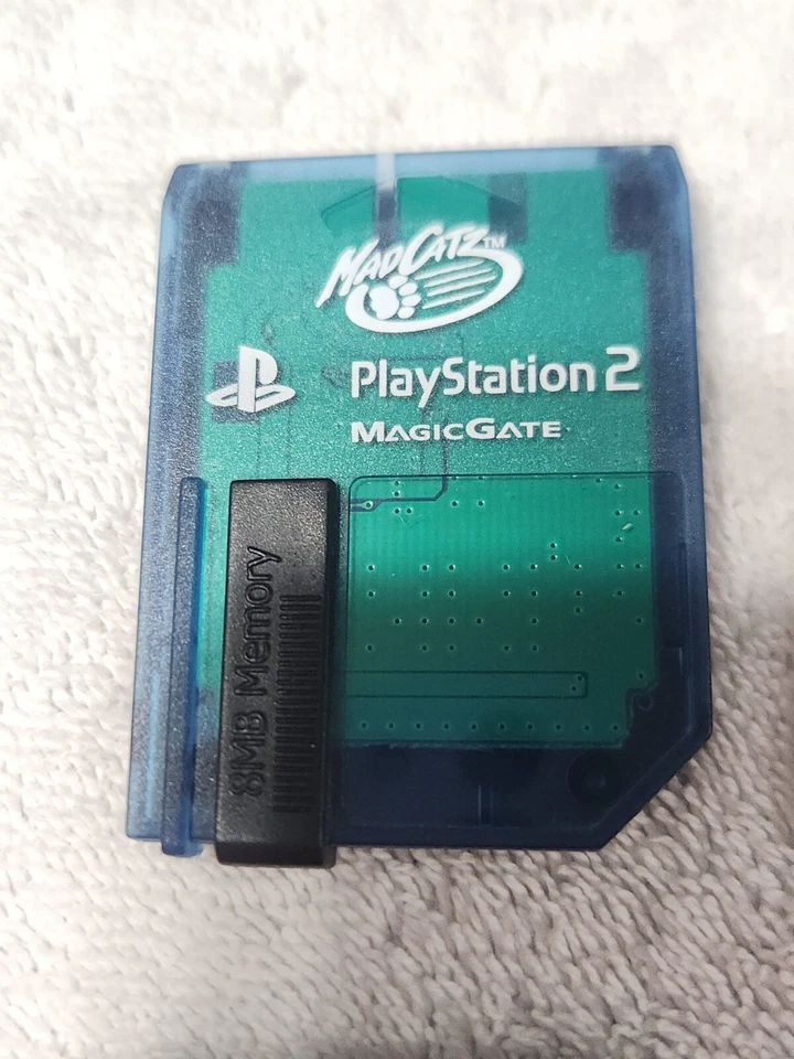 批量 4 张 存储卡 适用于 PlayStation 2/ PS2 Mad Catz 8MB MagicGate — 第 2/4 张图片