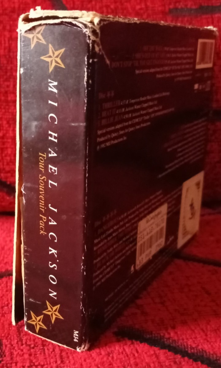 MICHAEL JACKSON ** Tour Souvenir Pack ** 4 PICTURE CD SET 1992 UK