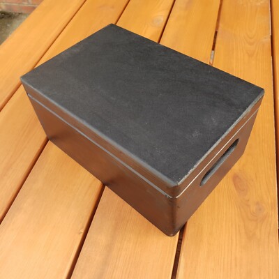 HOLZKISTE / SPIELZEUGKISTE 30x20x13cm IN VIER ARTEN, IN SCHWARZER FARBE